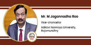 Adikavi Nannaya University Vice-chancellor: Mr. M Jagannadha Rao Interview